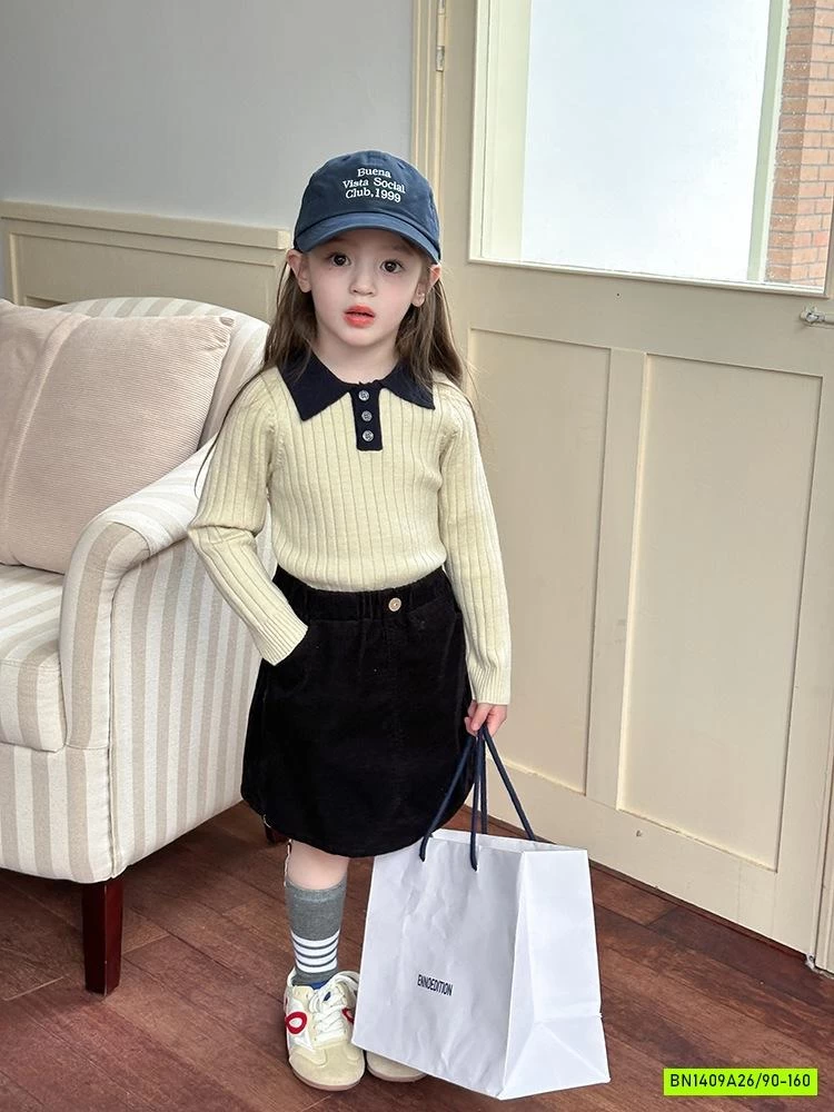 ÁO LEN POLO PHỐI MÀU CỔ 24Y162 AMBB