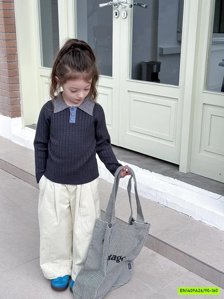 ÁO LEN POLO PHỐI MÀU CỔ 24Y162 AMBB