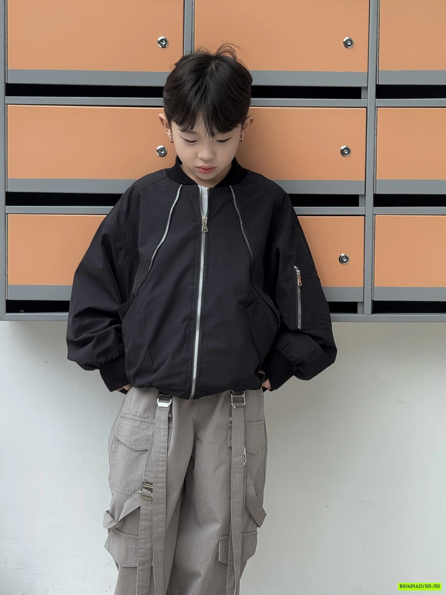 KHOÁC GIÓ BOMBER ĐEN