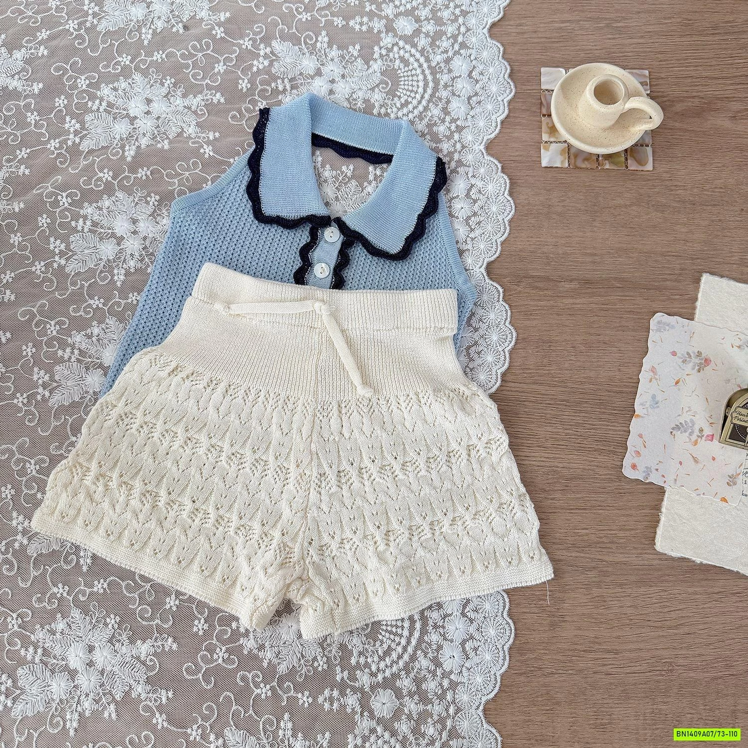 SHORT LEN DỆT CẠP CAO CUTEMILY