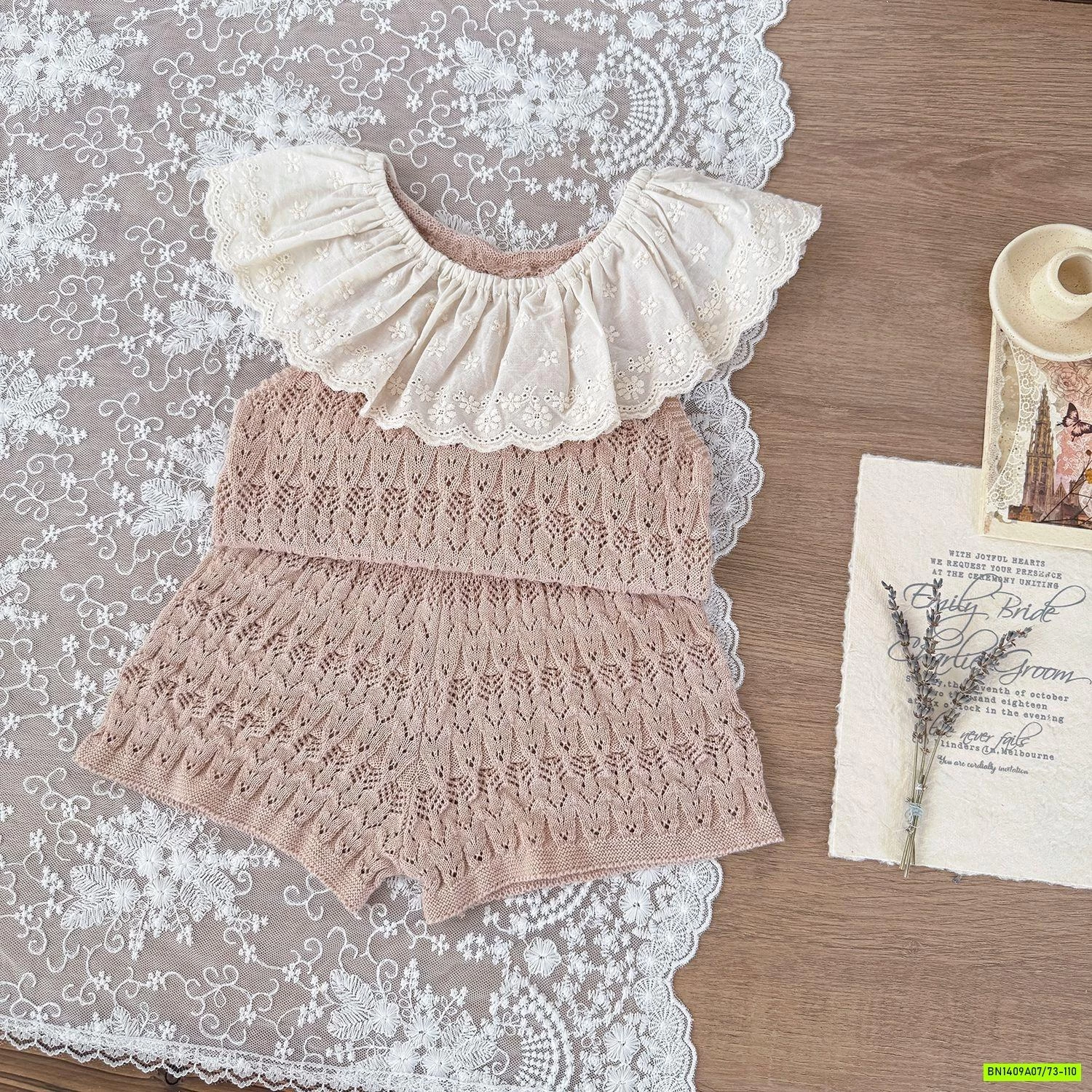 SHORT LEN DỆT CẠP CAO CUTEMILY