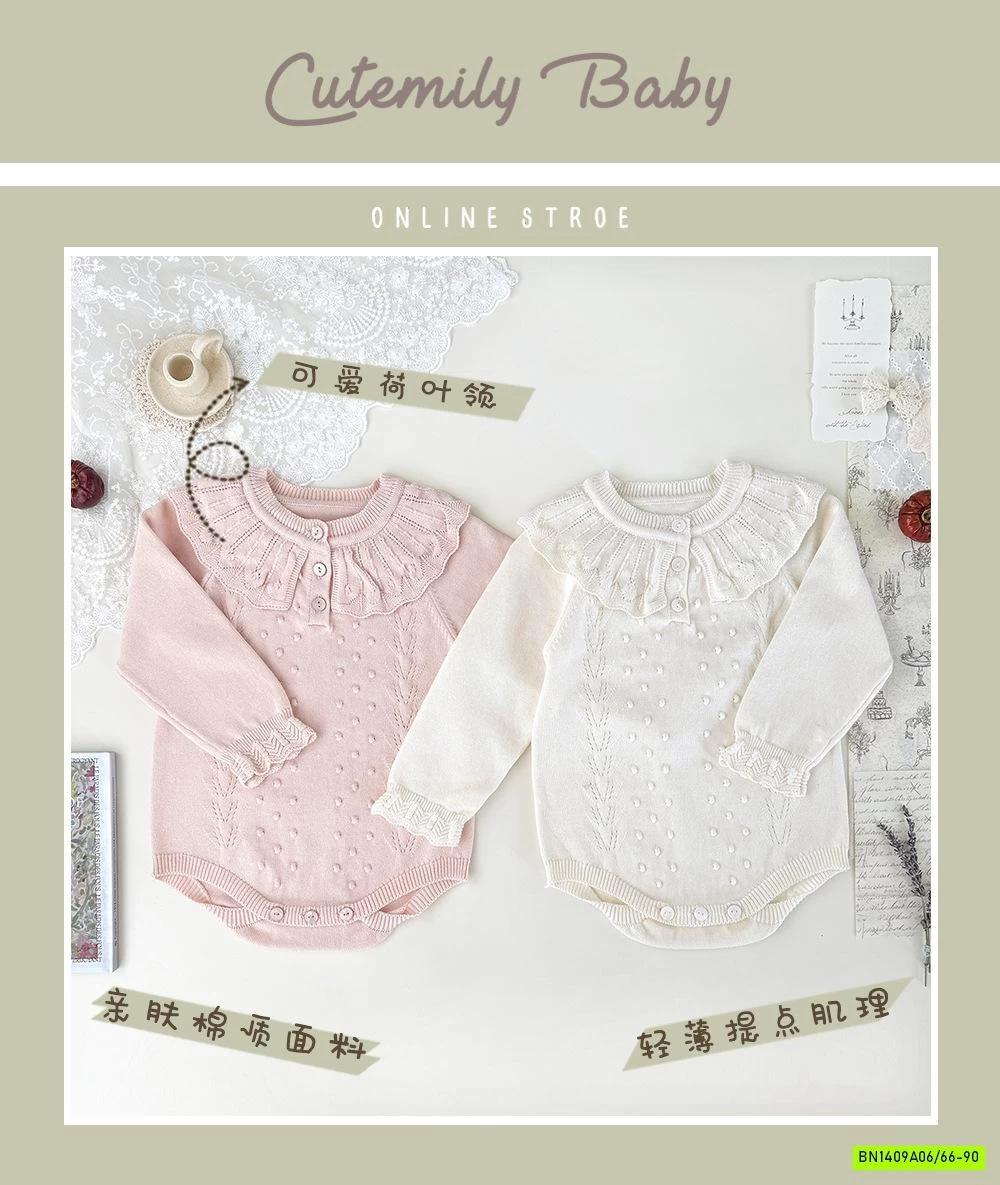 BODY LEN CỔ CHOÀNG THÊU CUTEMILY