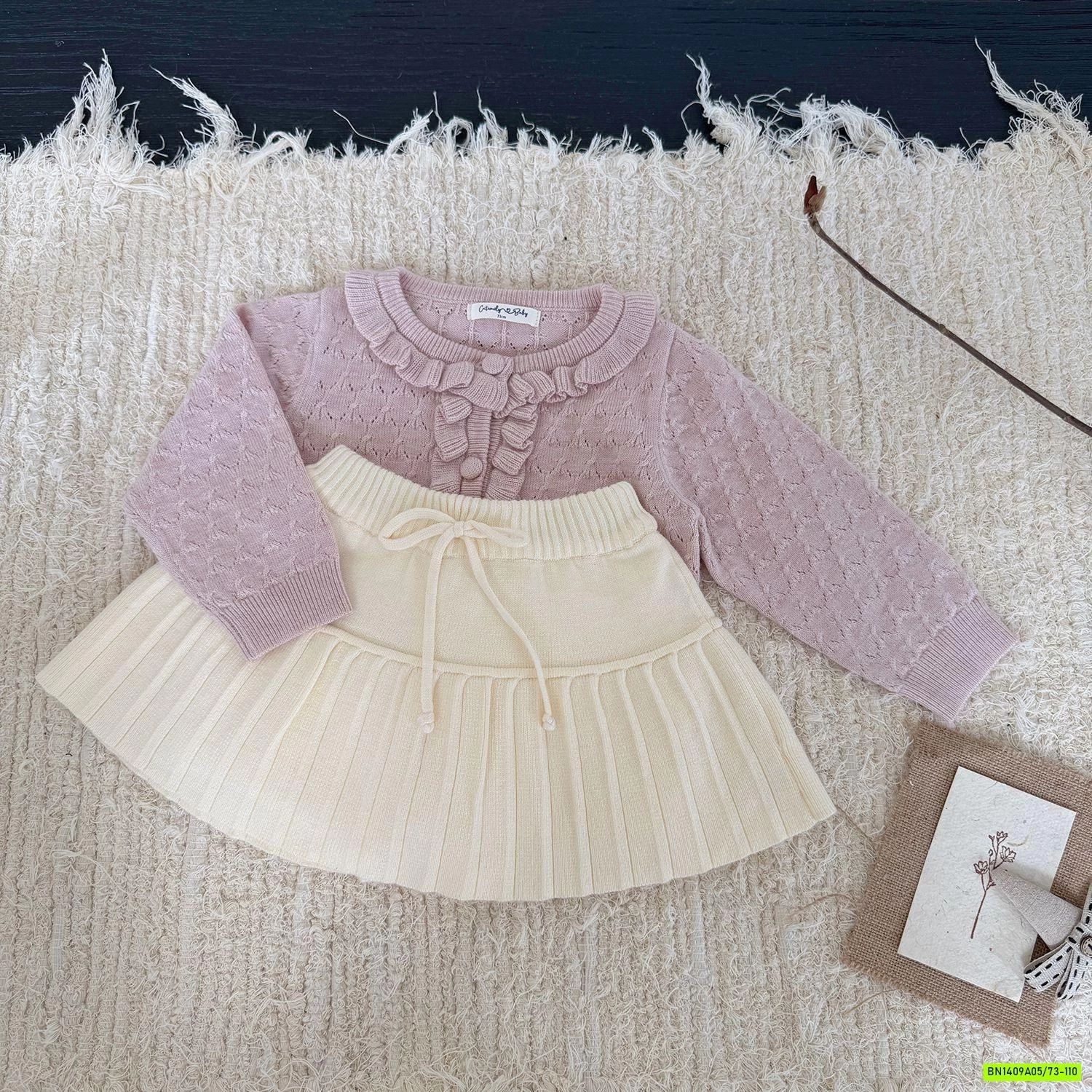 CARDIGAN LEN BÈO NHÚN CUTEMILY