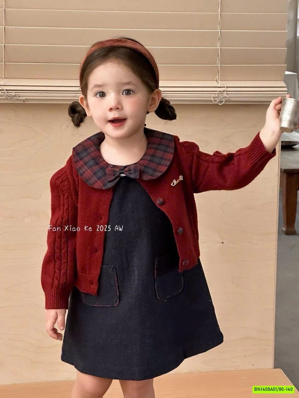 SÉT CARDIGAN ĐẦM JEANS CHERRYCOCO