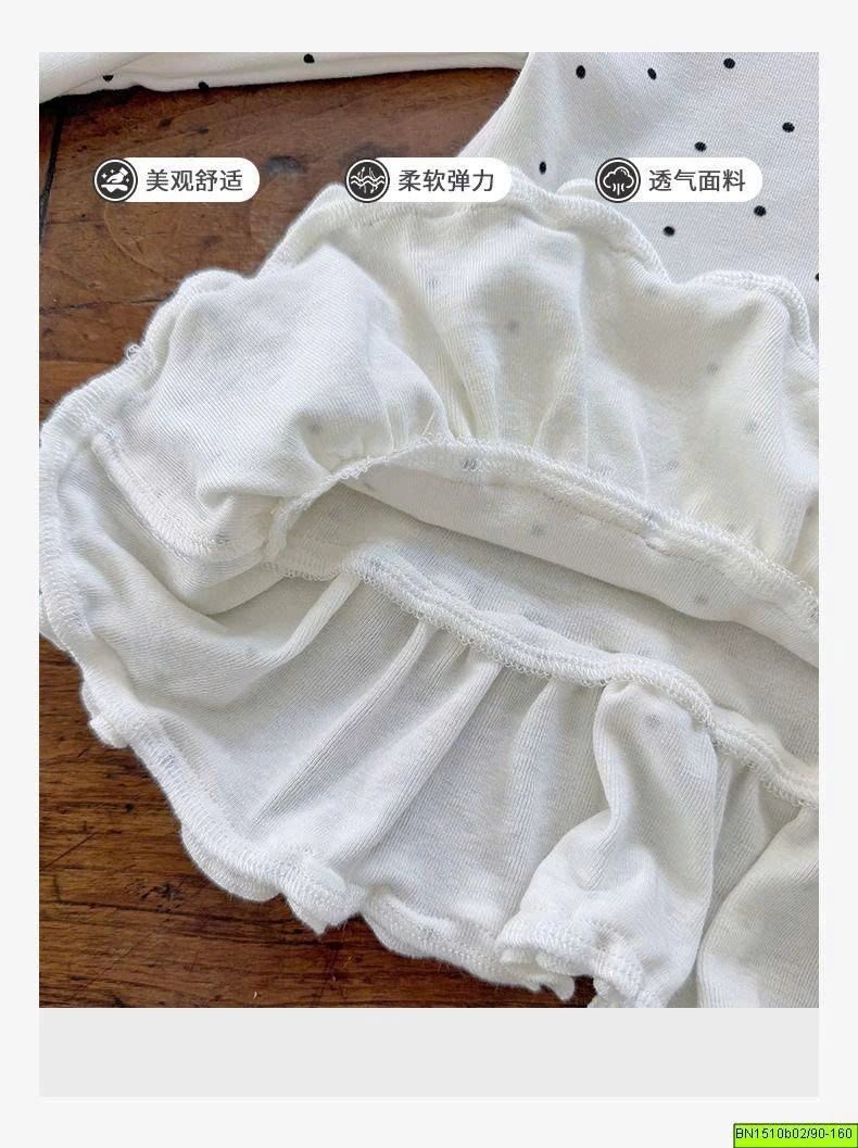 ÁO THUN COTTON PHỐI BÈO