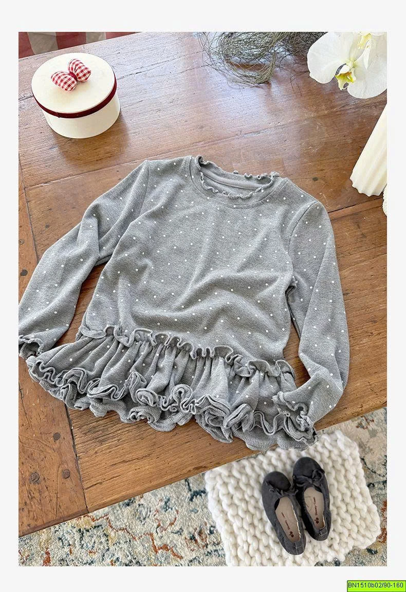 ÁO THUN COTTON PHỐI BÈO