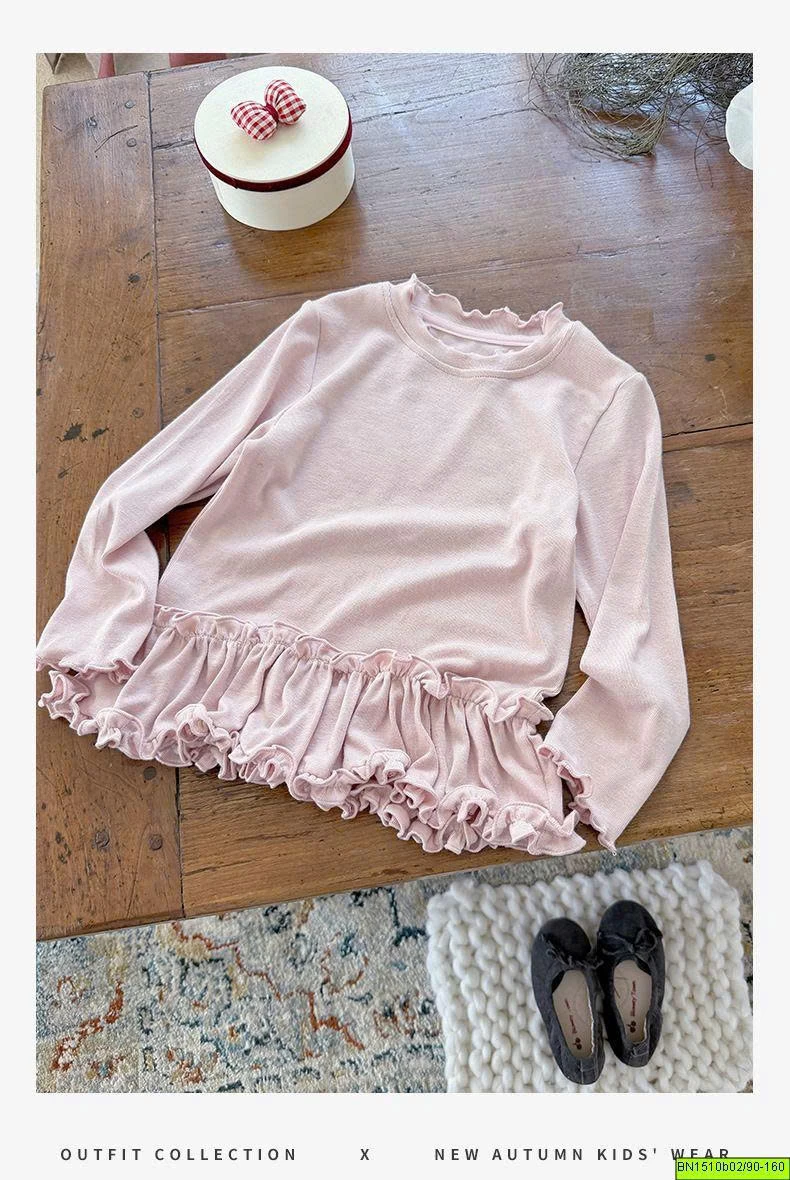 ÁO THUN COTTON PHỐI BÈO