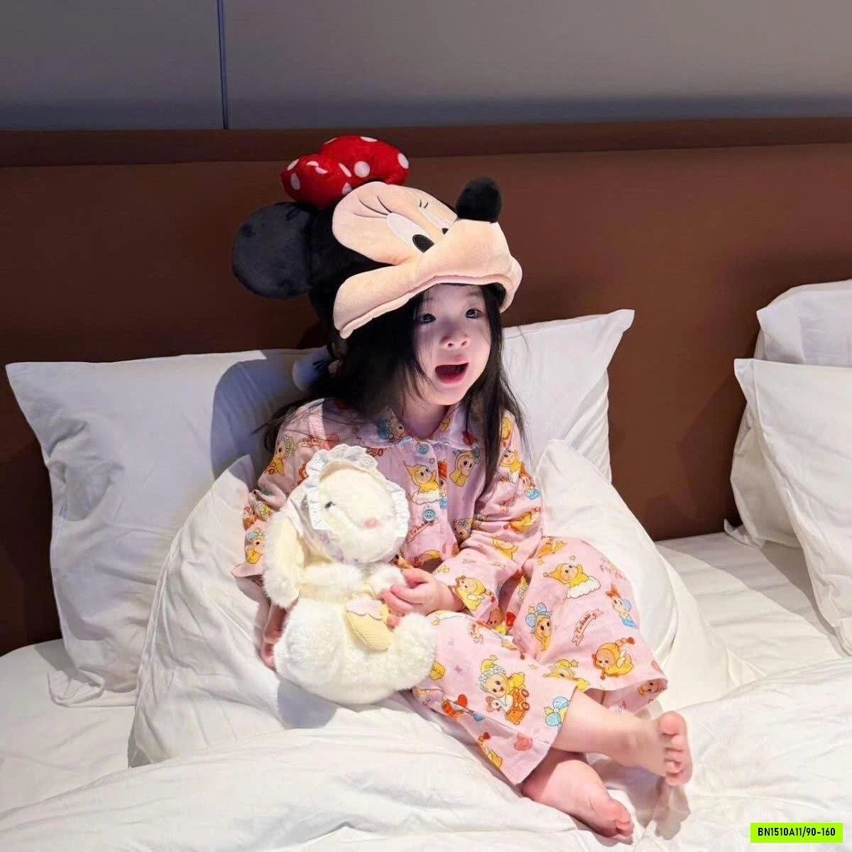 BỘ PIJAMA MẶC NHÀ DÀI TAY CHO BÉ GÁI