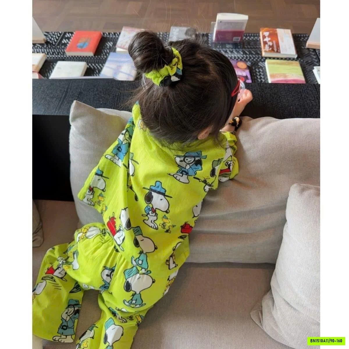 BỘ PIJAMA MẶC NHÀ DÀI TAY CHO BÉ GÁI