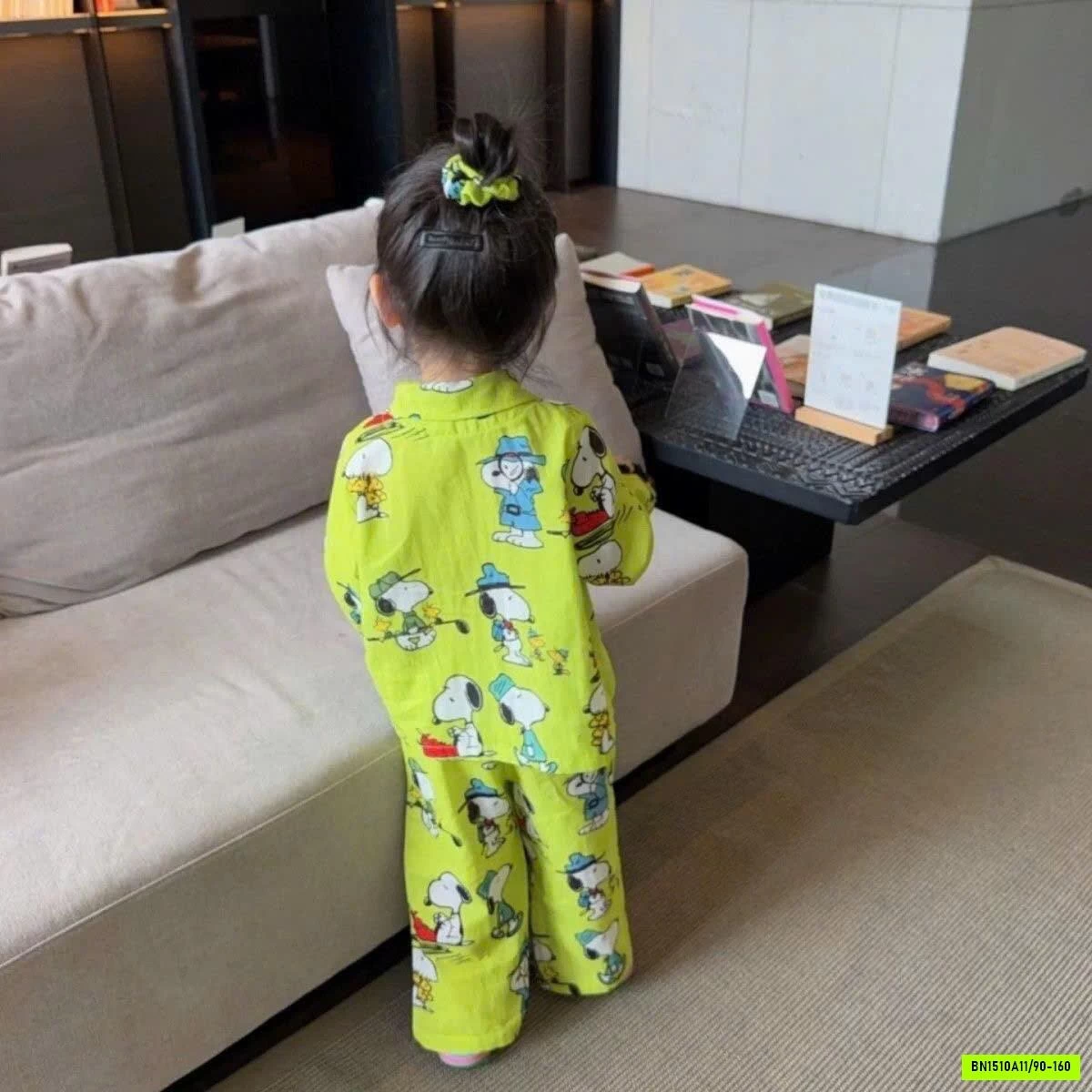 BỘ PIJAMA MẶC NHÀ DÀI TAY CHO BÉ GÁI