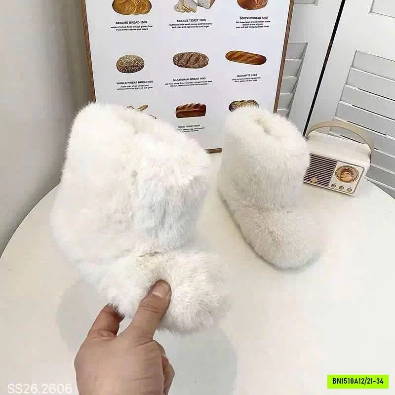 BOOT LÔNG THỎ CỔ THẤP