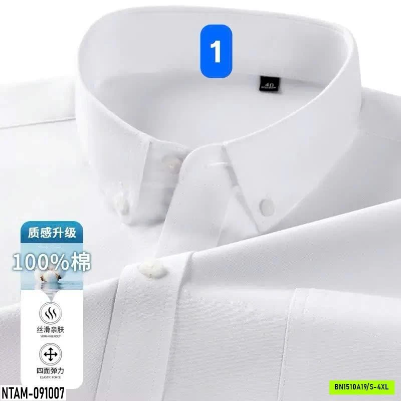 SƠ MI NAM 100% COTTON