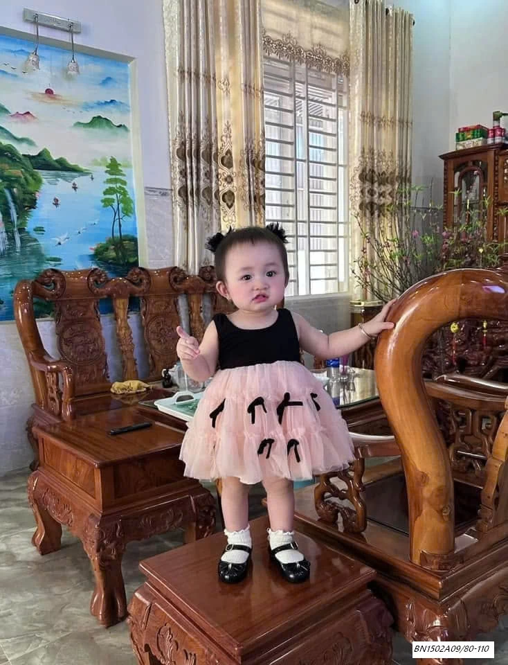 ĐẦM TUTU BỒNG GẮN NƠ