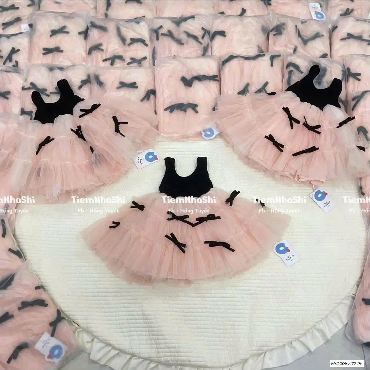 ĐẦM TUTU BỒNG GẮN NƠ