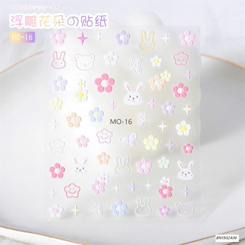 SÉT 6 TẤM STICKER DÁN MÓNG