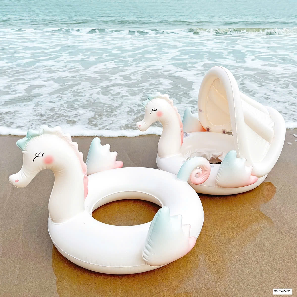 PHAO BƠI PONY KÈM MÁI CHE