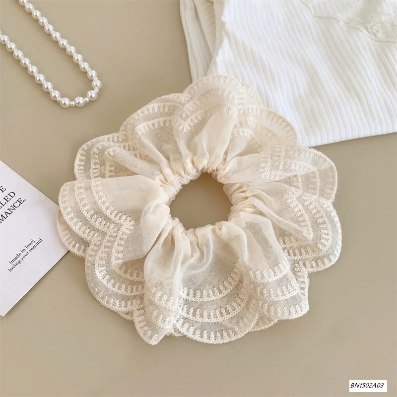 SÉT 2 BUỘC TÓC CARO NƠ