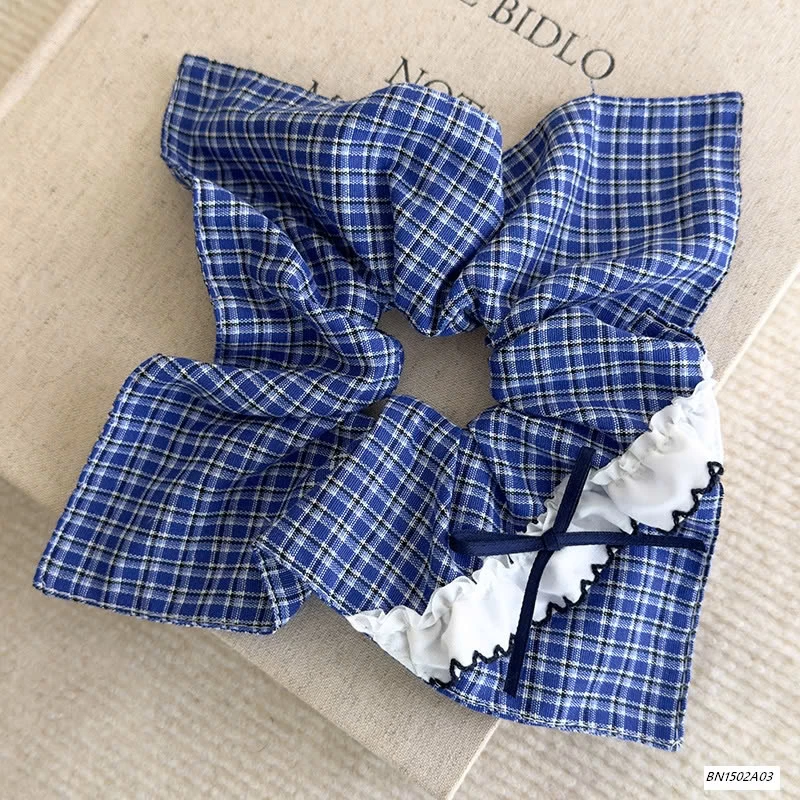 SÉT 2 BUỘC TÓC CARO NƠ