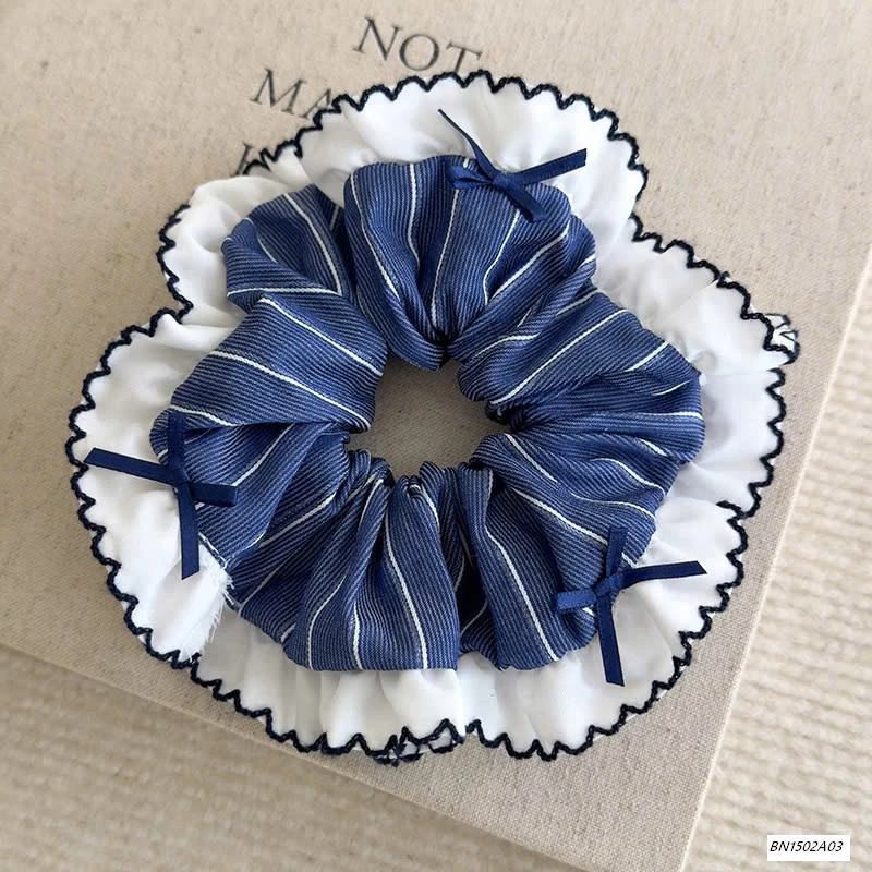 SÉT 2 BUỘC TÓC CARO NƠ