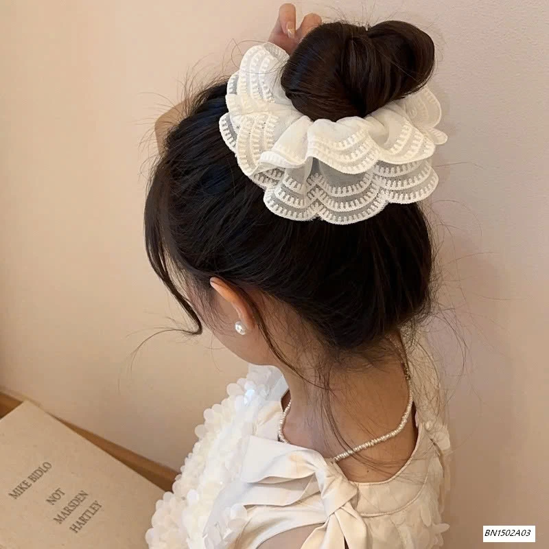 SÉT 2 BUỘC TÓC CARO NƠ