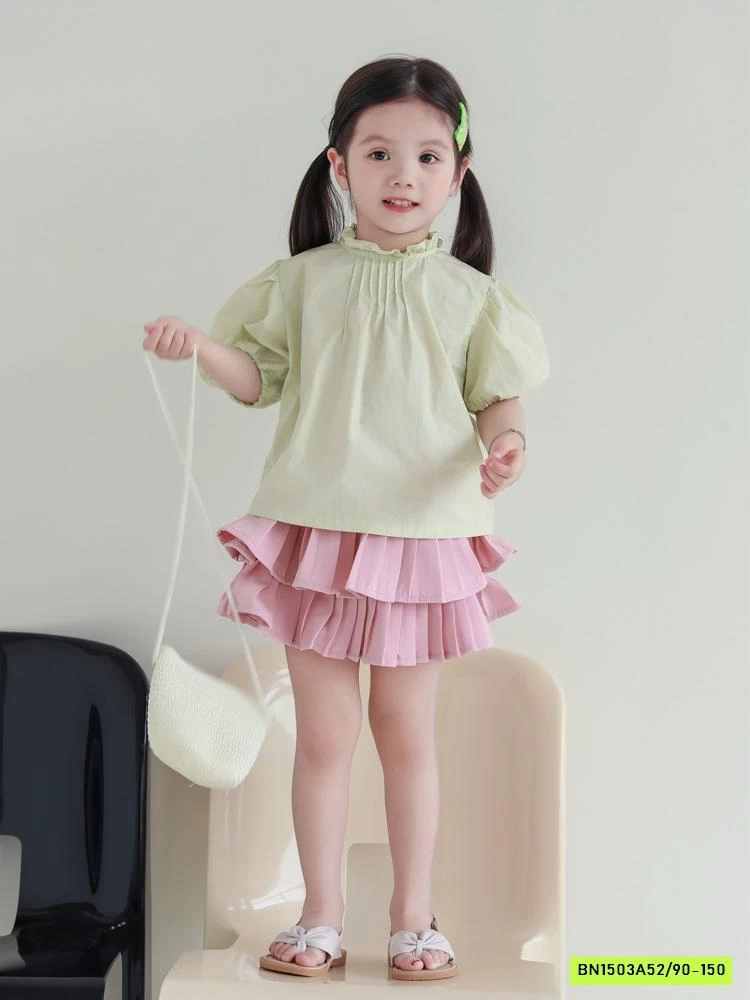 SƠ MI TAY BỒNG TIỂU THƯ