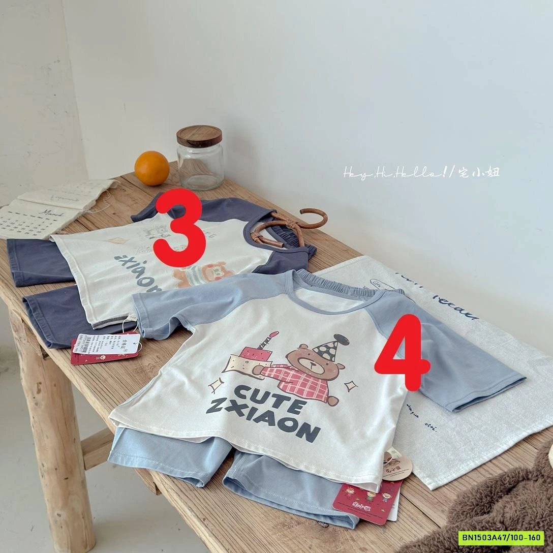 BỘ TENCEL QUẦN LỠ PHỐI MÀU TAY