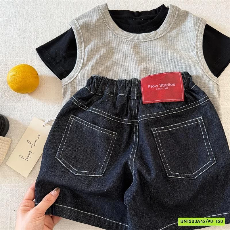 SHORT CẠP CHUN GẮN MÁC 71810 MMY