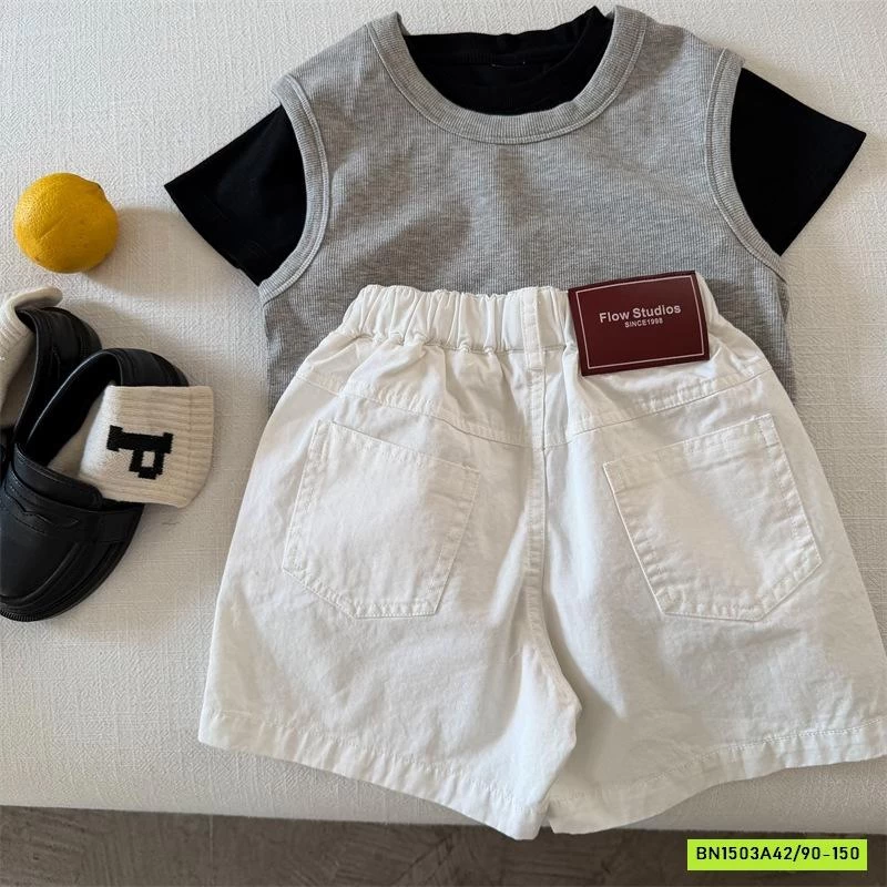 SHORT CẠP CHUN GẮN MÁC 71810 MMY