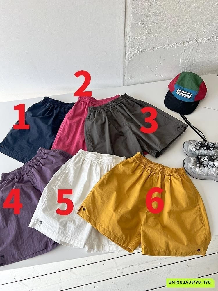 SHORT GIÓ TRƠN MÀU TÚI SAU 25B136 AMBB