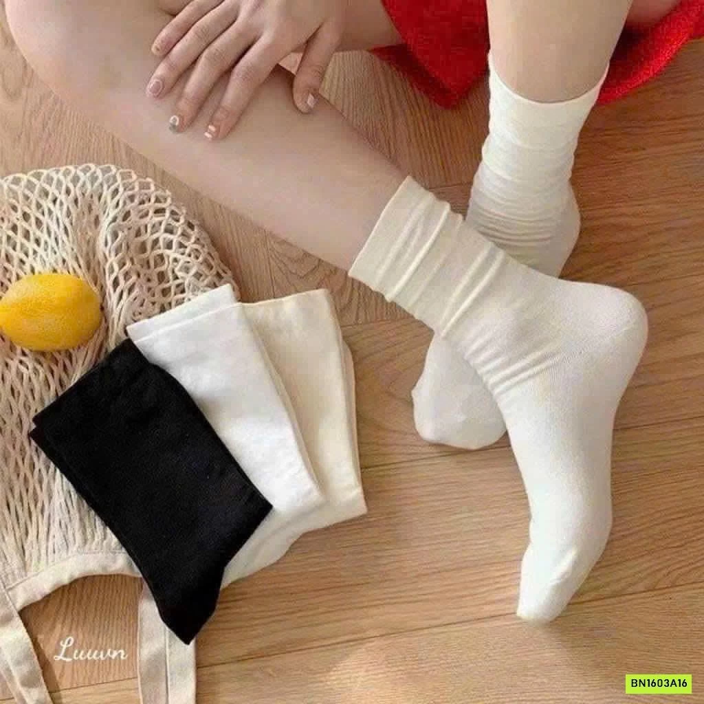 SET 10 TẤT TRƠN CAO CỔ