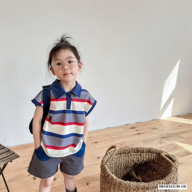 SHORT THÔ PHỐI MÀU TÚI ADBABY