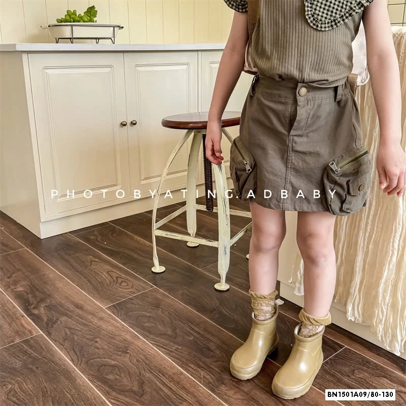 CHÂN VÁY KAKI TÚI HỘP ADBABY