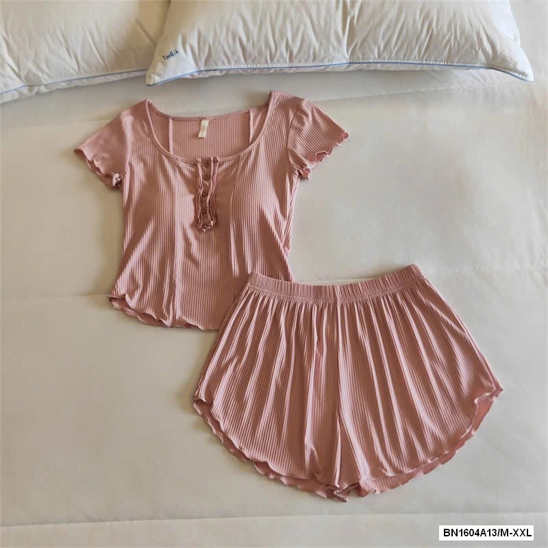 BỘ NGỦ THUN GÂN VIỀN BÈO