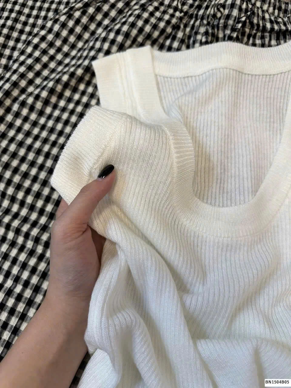 ÁO BA LỖ DỆT KIM NỮ