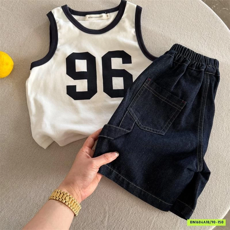 ÁO 3 LỖ MIX DENIM MMY