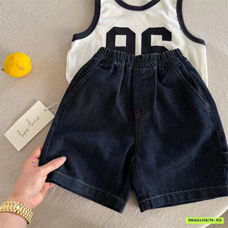 ÁO 3 LỖ MIX DENIM MMY