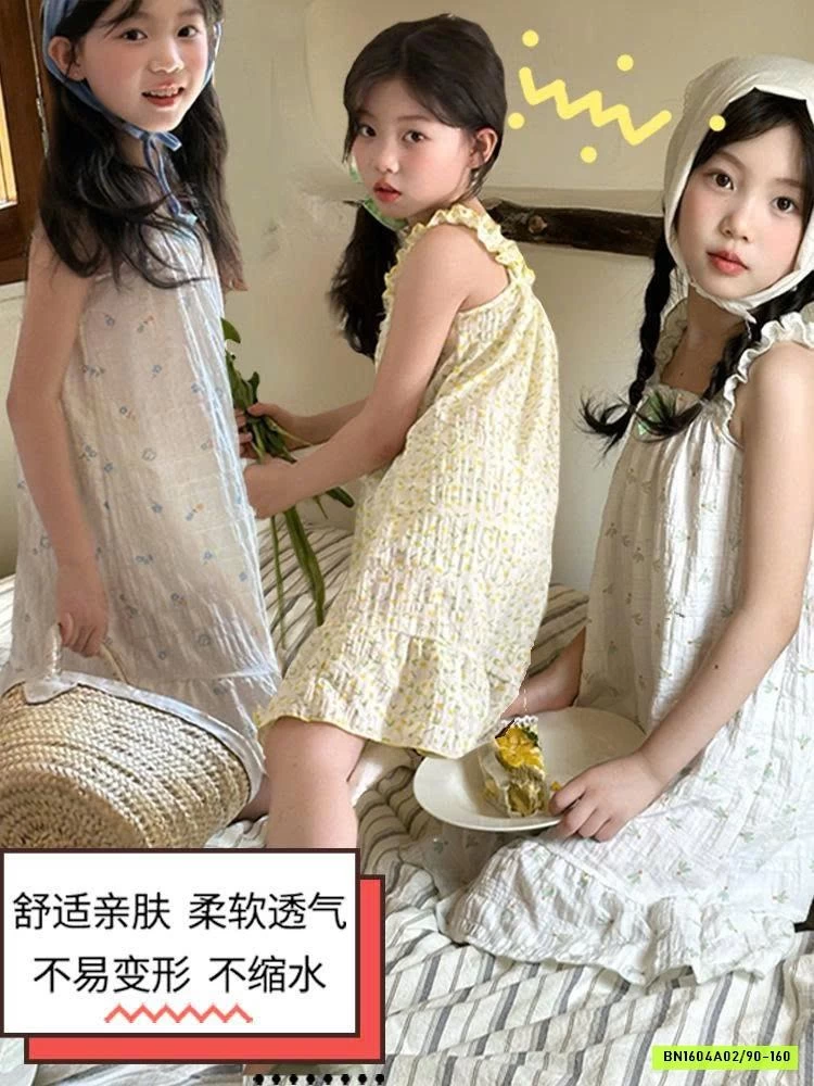 VÁY LANH HỌA TIẾT DỄ THƯƠNG CHO BÉ