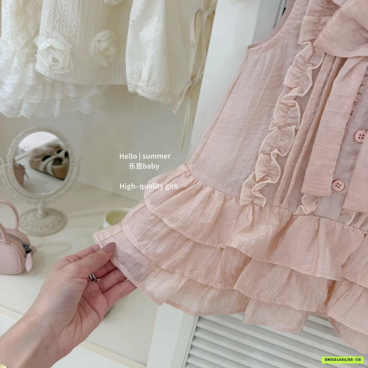 BST ĐẦM HỒNG TBABY