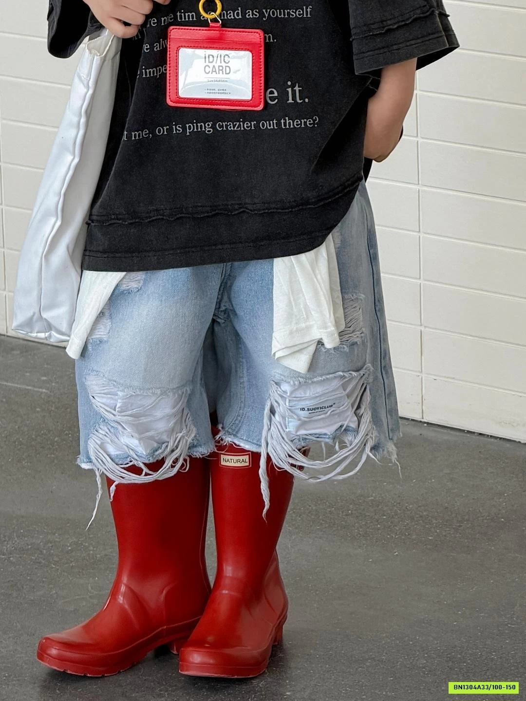 SHORT JEANS RÁCH CÁ TÍNH