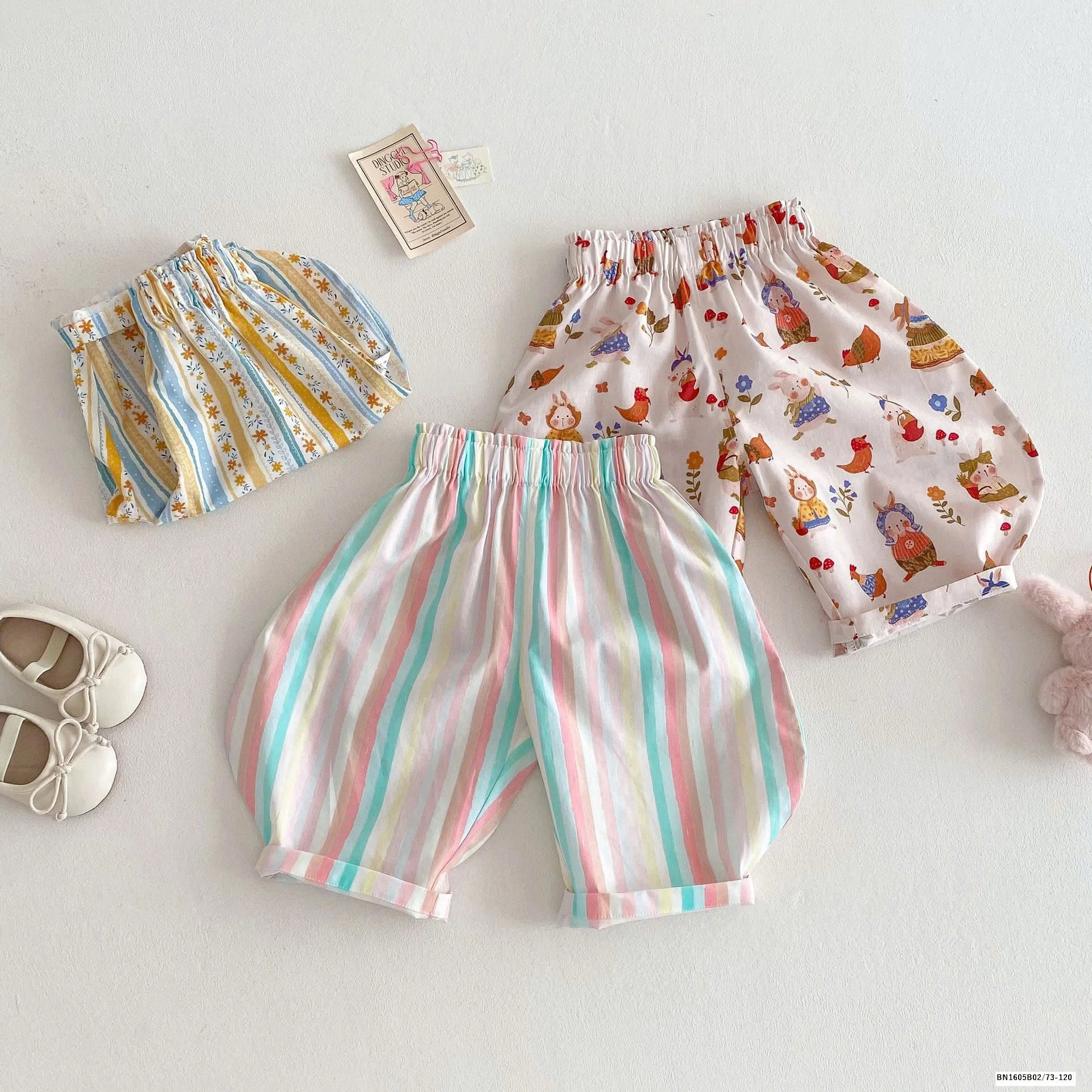 QUẦN THÔ HỌA TIẾT NHÍ