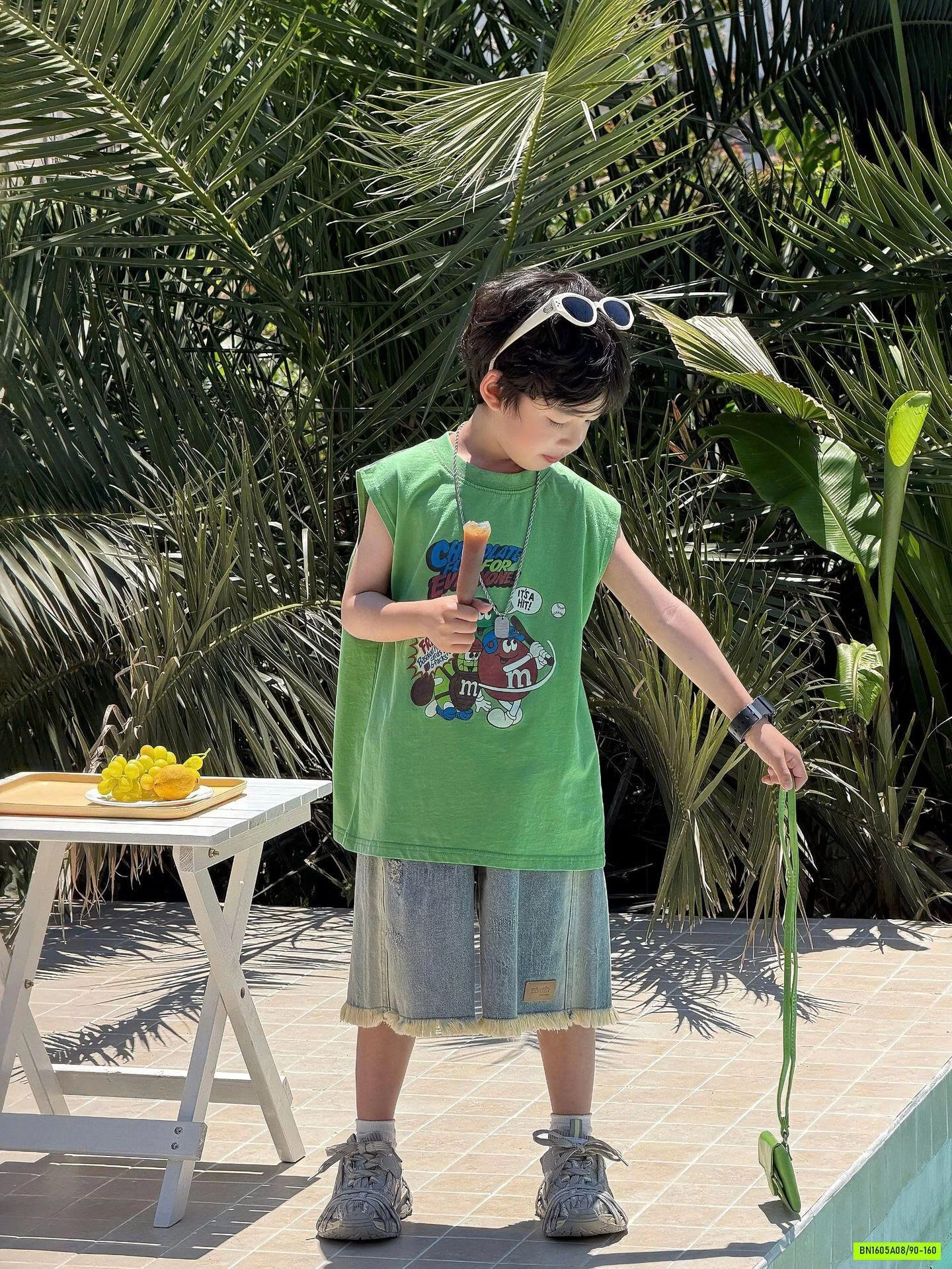 SÉT TANKTOP MIX SHORT JEANS FANSHU