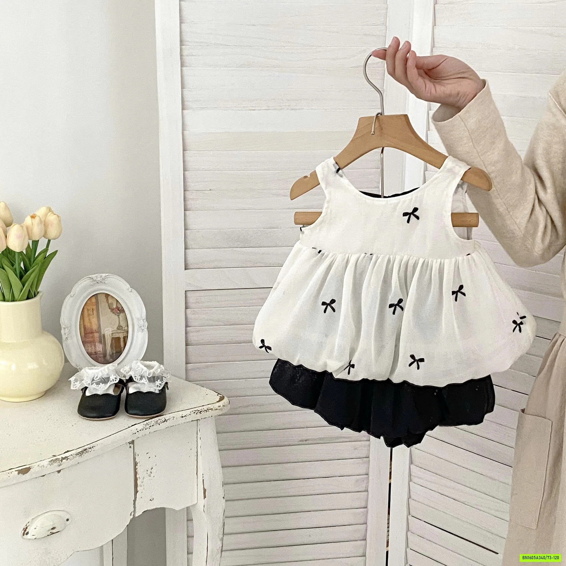 BST SÉT SZ NHÍ TONE ĐEN TRẮNG