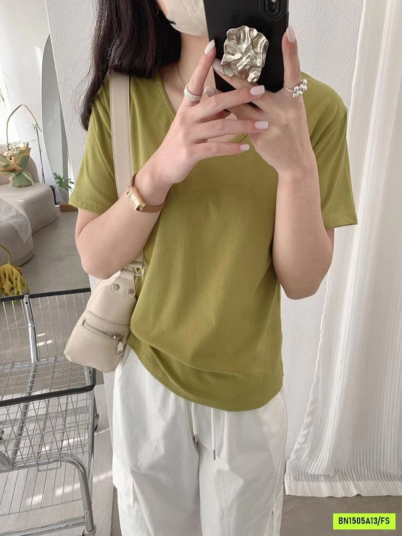 ÁO THUN CỔ TYM BASIC XUẤT HÀN