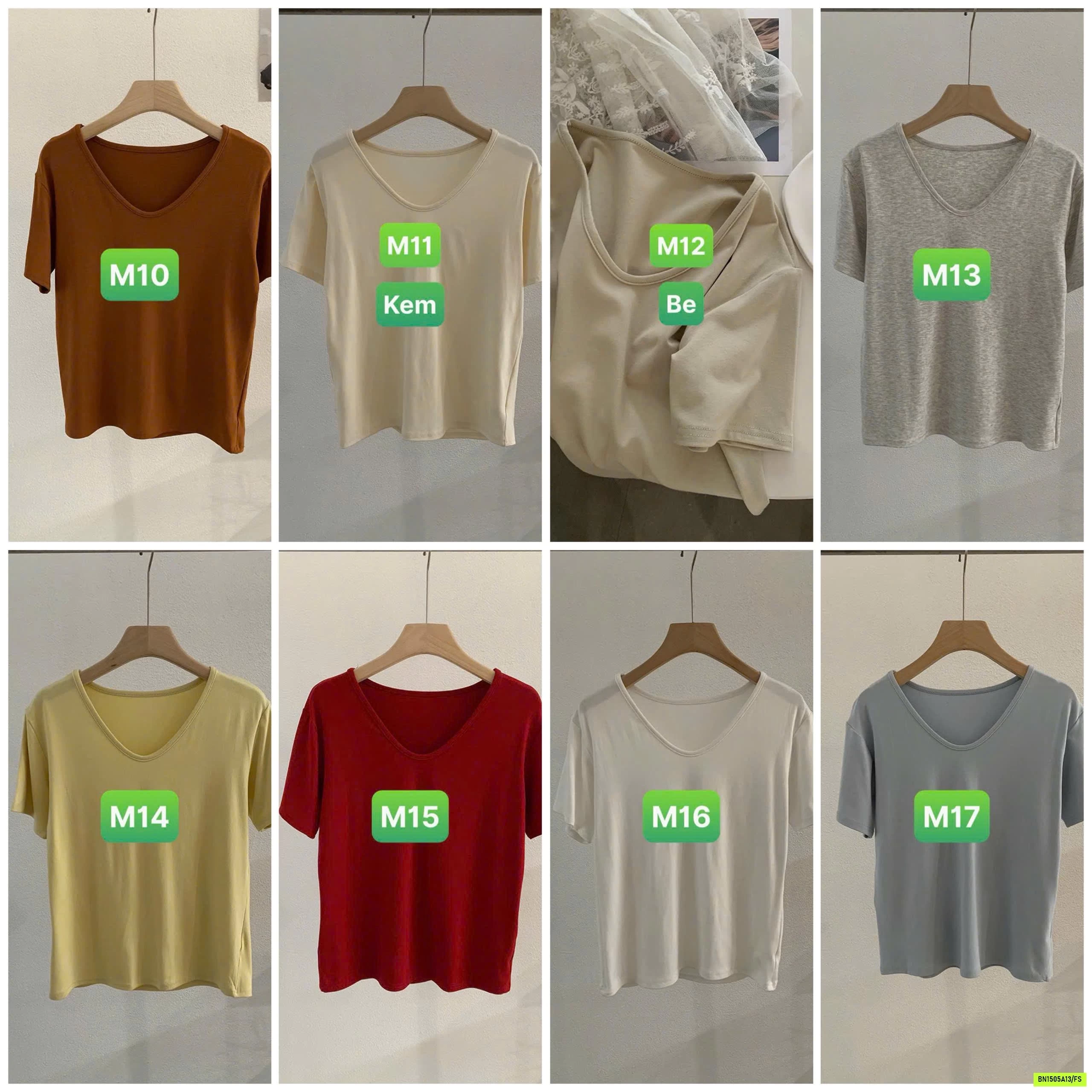 ÁO THUN CỔ TYM BASIC XUẤT HÀN