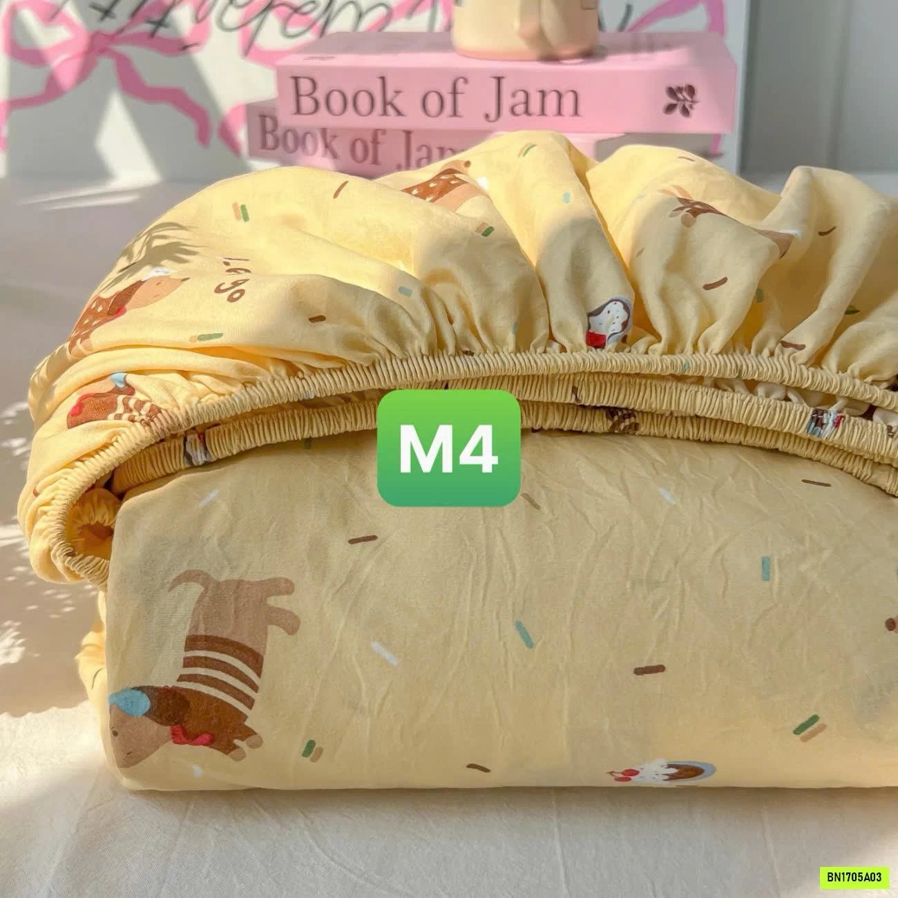 GA COTTON DỄ THƯƠNG KÈM VỎ GỐI