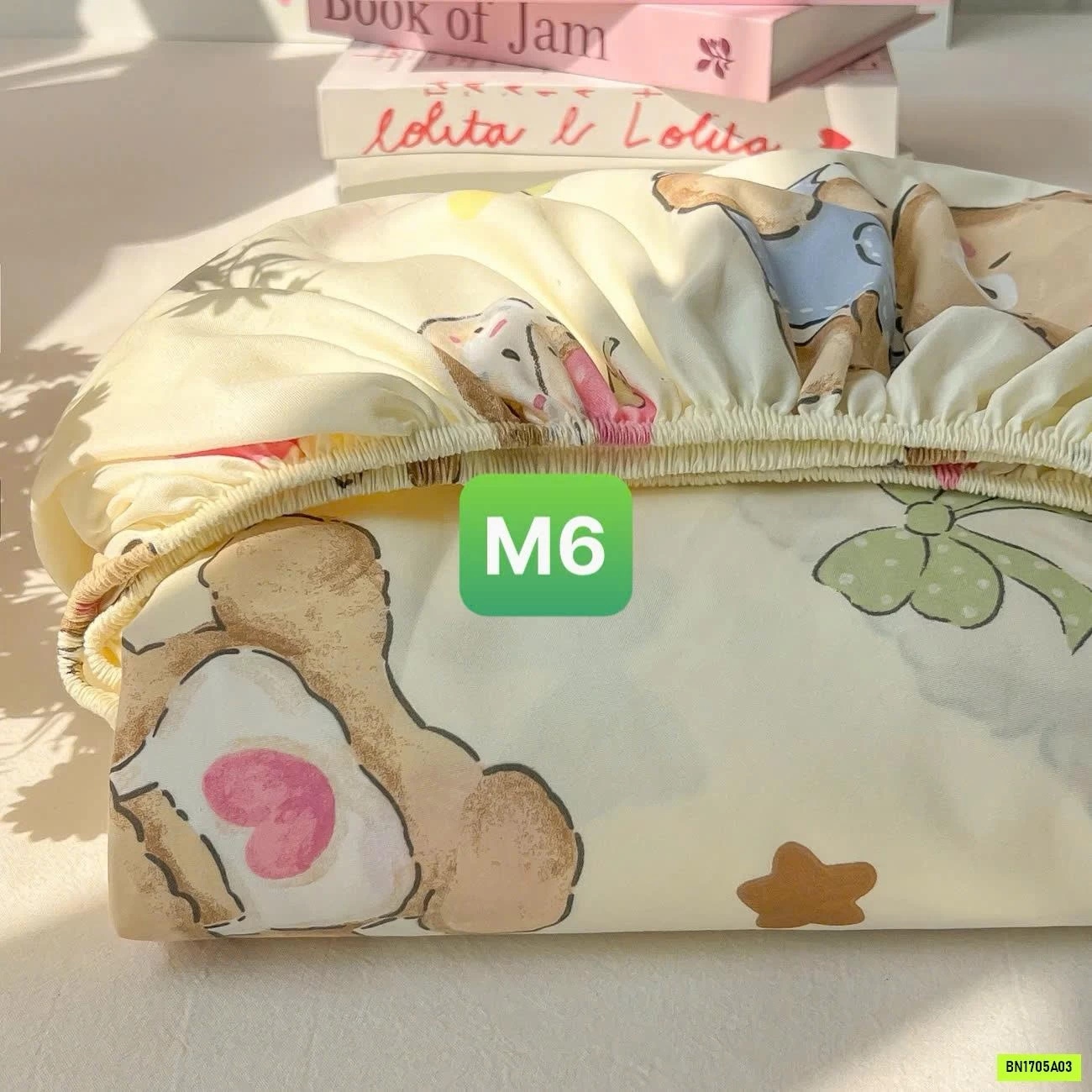 GA COTTON DỄ THƯƠNG KÈM VỎ GỐI