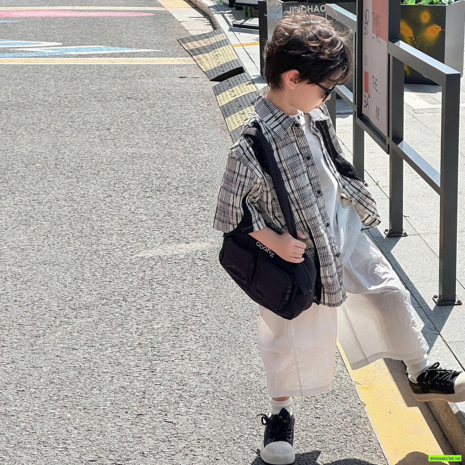 SÉT SƠ MI CARO MIX ÁO LOANG XUẤT HÀN