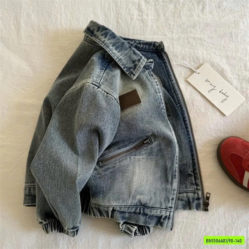 KHOÁC JEANS BO GẤU MMY