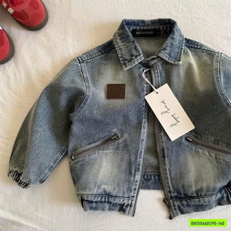 KHOÁC JEANS BO GẤU MMY