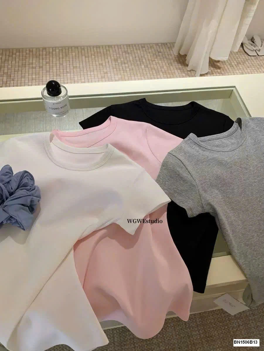 ÁO THUN CỔ TRÒN NỮ HÃNG W.G.W.E